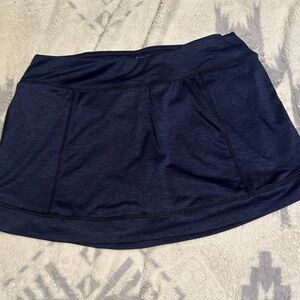 Navy Blue Athletic Skort